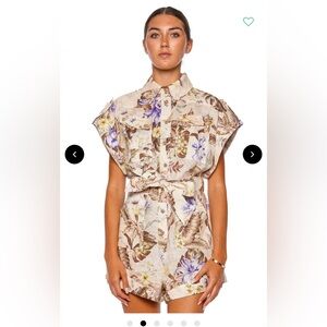 ZIMMERMANN
Coco Playsuit Cream Multi Flora